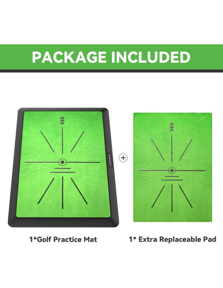 Alfombra de Golf COSPORTIC 40x30 cm con Retroalimentación