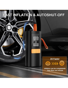 Compresor de Aire Portátil ZRTXBA MU-002 150 PSI 15000mAh 2