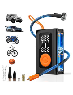 Compresor de Aire Portátil YVELINES MU-001 150 PSI Negro