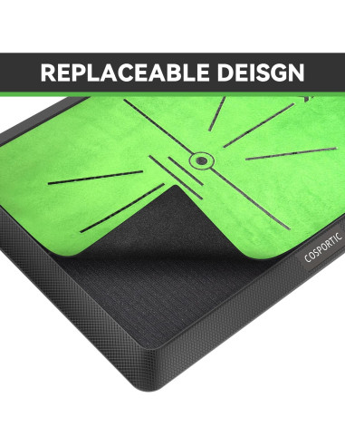 Alfombra de Golf COSPORTIC 40x30 cm con Retroalimentación