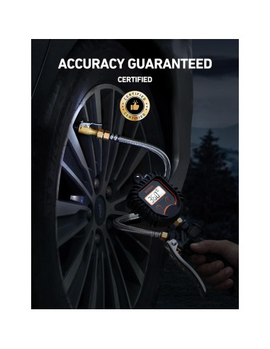 Medidor Digital de Presión de Neumáticos AstroAI 250 PSI