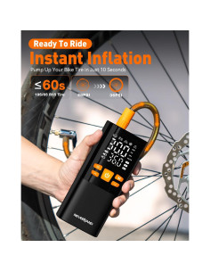 Compresor de Aire Portátil NEVERLAND 150 PSI Bomba Inalámbrica 2