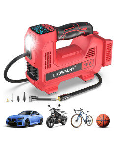 Compresor de Aire Portátil 18V Milwaukee - 160 PSI con Manómetro