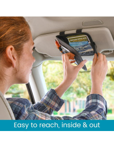 Organizador de Visera de Coche High Road con Bolsillos Transparentes 2