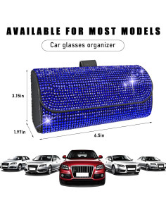 Soporte de Gafas para Visera Solar Ohleats Azul Brillante 2