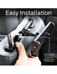 Soporte de Tableta Monster para Reposacabezas de Coche 10-30 cm 2