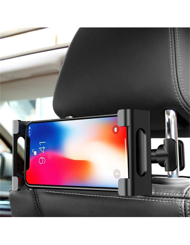 Soporte de Tablet para Coche AIOYE Ajustable 360 Negro