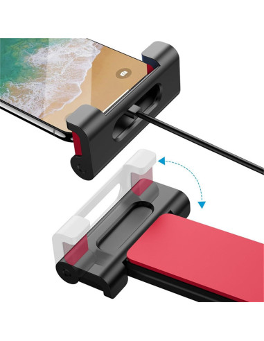 Soporte de Tablet para Coche AIOYE Ajustable 360 Negro