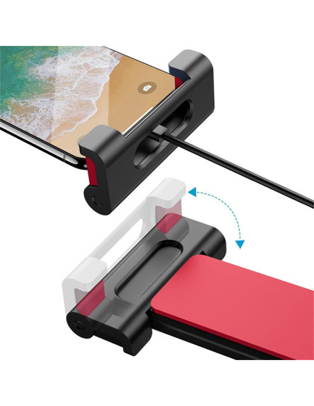 Soporte de Tablet para Coche AIOYE Ajustable 360 Negro