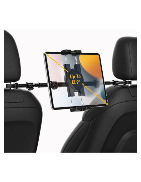 Soporte para Tableta en Reposacabezas YOOZ Negro Universal Soporte para Tableta en Reposacabezas YOOZ Negro Universal