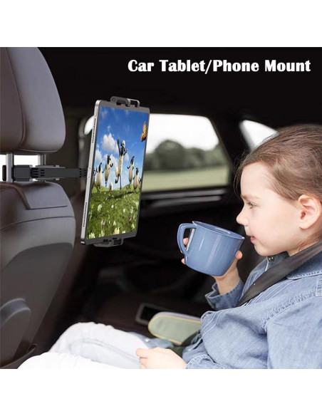 Soporte de Tablet para Coche Sumcoo Universal Ajustable 4.7-12.9"