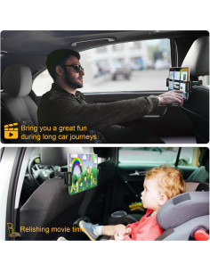 Soporte para iPad UREHEPO para Reposacabezas de Coche 11.94-33.02 cm 2