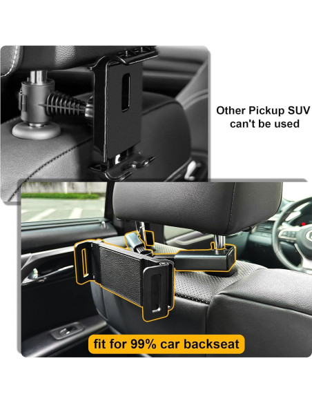Soporte para iPad UREHEPO para Reposacabezas de Coche 11.94-33.02 cm