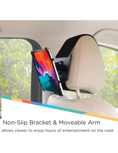 Soporte de Tableta Nuby para Reposacabezas - Ajustable y Antideslizante