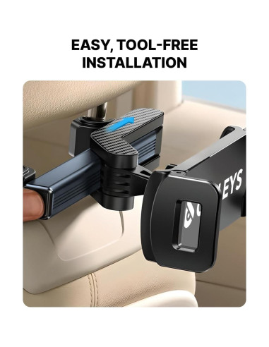 Soporte de Tablet para Reposacabezas de Coche Owleys - Ajustable y Universal