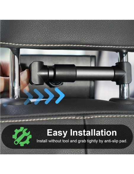 Soporte para Reposacabezas de Coche DUSCOKE Ajustable 360