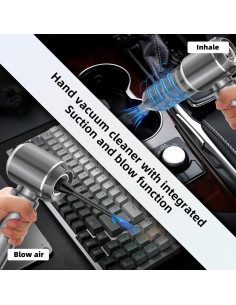 Aspiradora de Mano Inalámbrica NVKHG ST-6653Plus 28000Pa 2