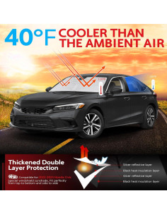 Protector Solar KAYZT para Parabrisas Honda Civic 2022-2025 2