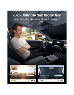 Protector Solar Parabrisas REEVAA para Tesla Model Y 2016-2026 2