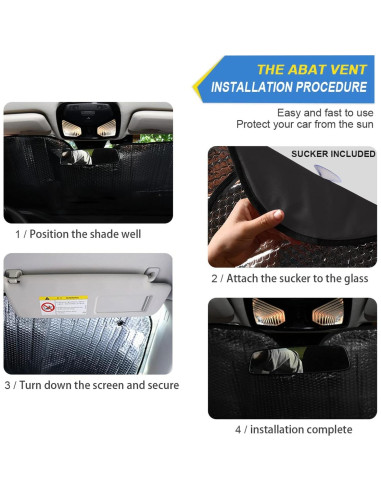 Parasol para Parabrisas ALAZA Calavera Negra 139.7x70.1cm