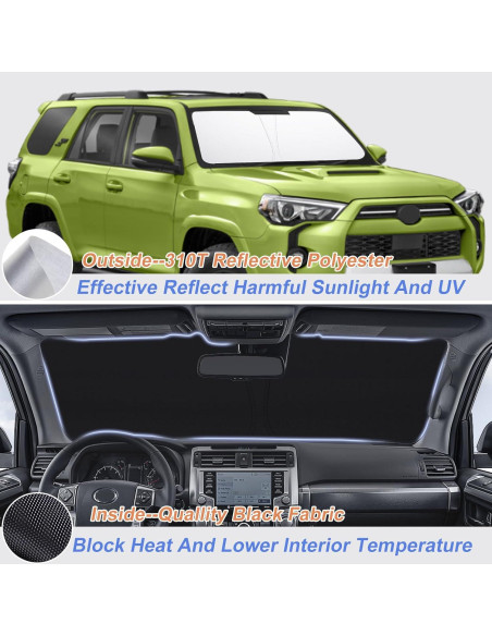 Protector Solar Parabrisas JKCOVER Toyota 4Runner 2010-2024