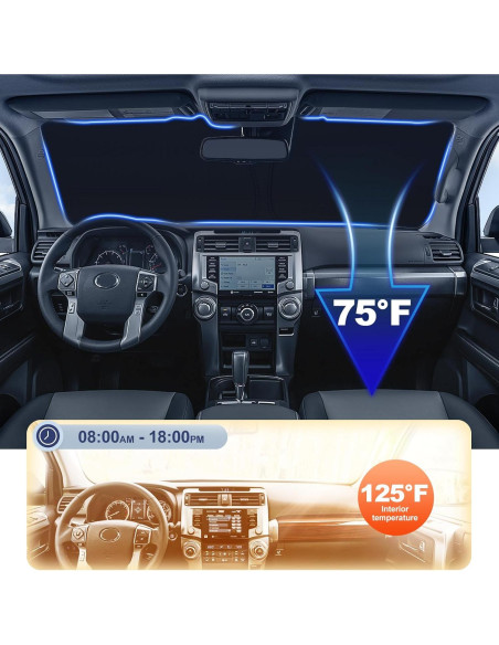 Protector Solar Parabrisas JKCOVER Toyota 4Runner 2010-2024