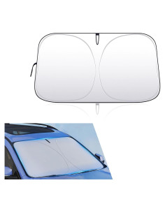 Protector Solar Parabrisas Coche Sinytuto 145x80 cm Plateado