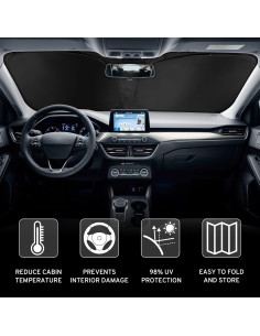 Protector Solar Parabrisas Coche Szyuchen para Chrysler/Dodge 2