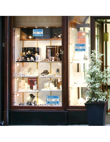 6 Señales de Alarma de Seguridad LUHIMO para Hogar 9.9x7.1cm