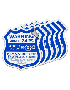 Calcomanías de Seguridad Psyfer UV - Paquete de 6 para Ventanas