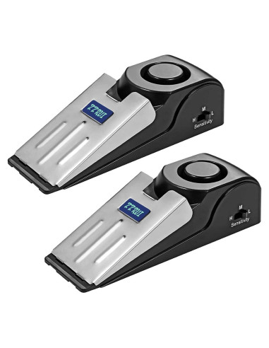 Alarma de Tope de Puerta ZZRUI 2 Paquete 120dB Portátil