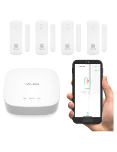 Sensor de Puerta Inteligente YoLink con Hub - 4 Unidades