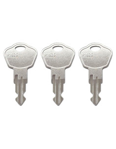 3 Llaves de Reemplazo KeyPower para Sentry Safe 3K2