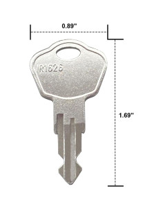 3 Llaves de Reemplazo KeyPower para Sentry Safe 3K2 2