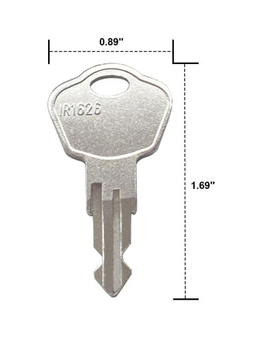 3 Llaves de Reemplazo KeyPower para Sentry Safe 3K2