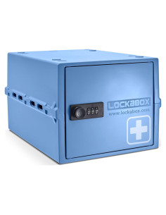 Lockabox One Caja de Seguridad para Medicamentos Medi Blue