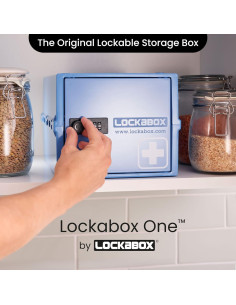 Lockabox One Caja de Seguridad para Medicamentos Medi Blue 2