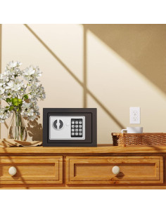 Caja Fuerte Digital Compacta Goldenkey 0.0085 m con Llave 2