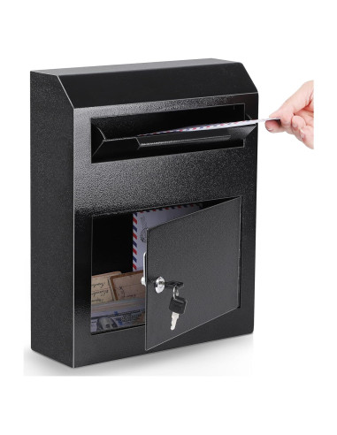 Caja de Llaves KYODOLED Montada en Pared con Cerradura, Negra