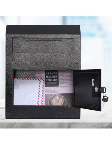 Caja de Llaves KYODOLED Montada en Pared con Cerradura, Negra