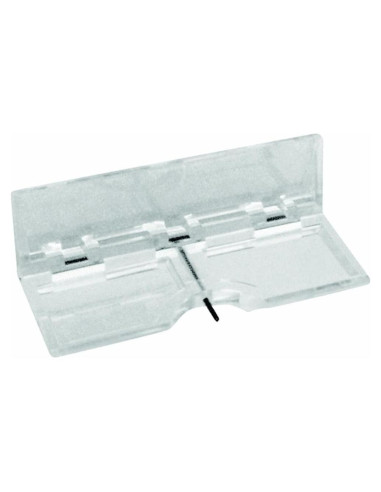 Cerradura de Puerta de Patio Prime-Line U 9842 Lucite Claro - 2 Piezas