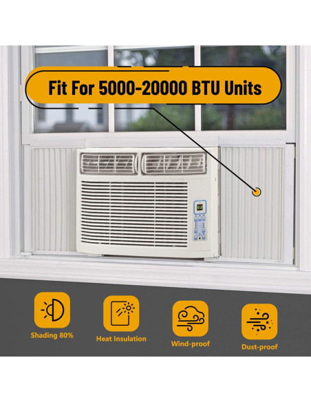 Kit de Panel Lateral Aislante LBG para Aire Acondicionado 43.18x25.4cm