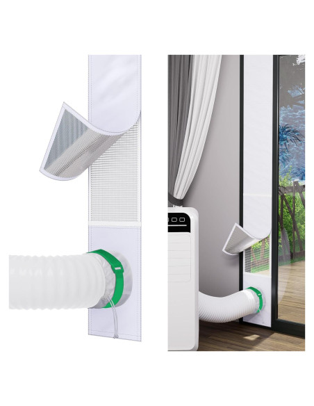 Kit de Ventilación para Puerta AC GCGOODS con Filtro Malla 233.68 cm
