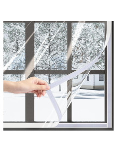 Kit de Aislamiento de Ventana Flehomo 119.4x160 cm Transparente