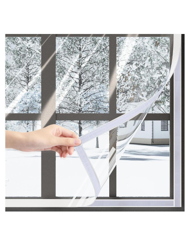 Kit de Aislamiento de Ventana Flehomo 119.4x160 cm Transparente