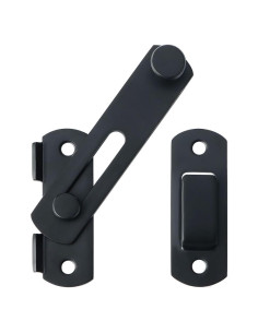 Pestillo de Seguridad Alise 10.16 cm Acero Inoxidable Negro Mate