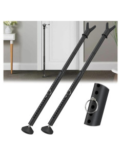 Barra de Seguridad Ajustable Lcokeiy para Puertas Deslizantes - 2 Piezas