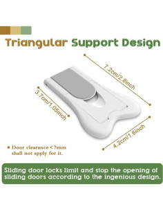Cerraduras Deslizantes de Seguridad Maveek para Niños 4 Pack 2
