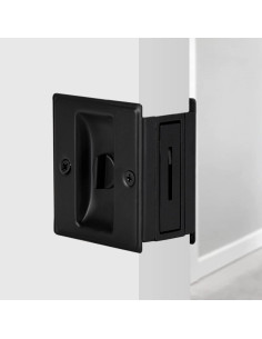 Cerradura Deslizante Home Master Hardware 2 Paquete Latón Negro Mate 2