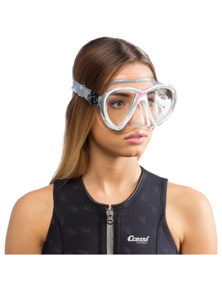 Cressi Máscara de Buceo Big Eyes Evolution Crystal - Unisex